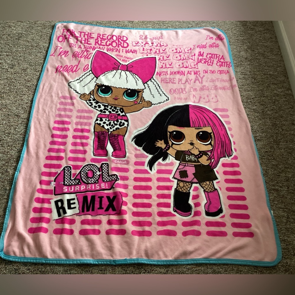 kids ,teen LOL surprise remix blanket